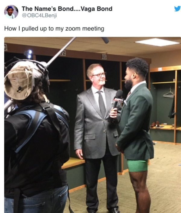 ezekiel elliott post game interview - The Name's Bond.... Vaga Bond How I pulled up to my zoom meeting