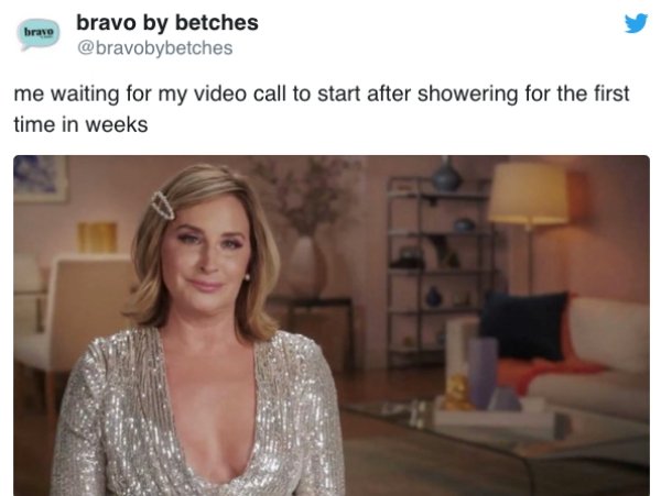 blond - bravo bravo by betches me waiting for my video call to start after showering for the first time in weeks