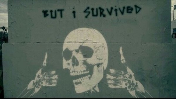 graffiti aesthetic - But i Survive