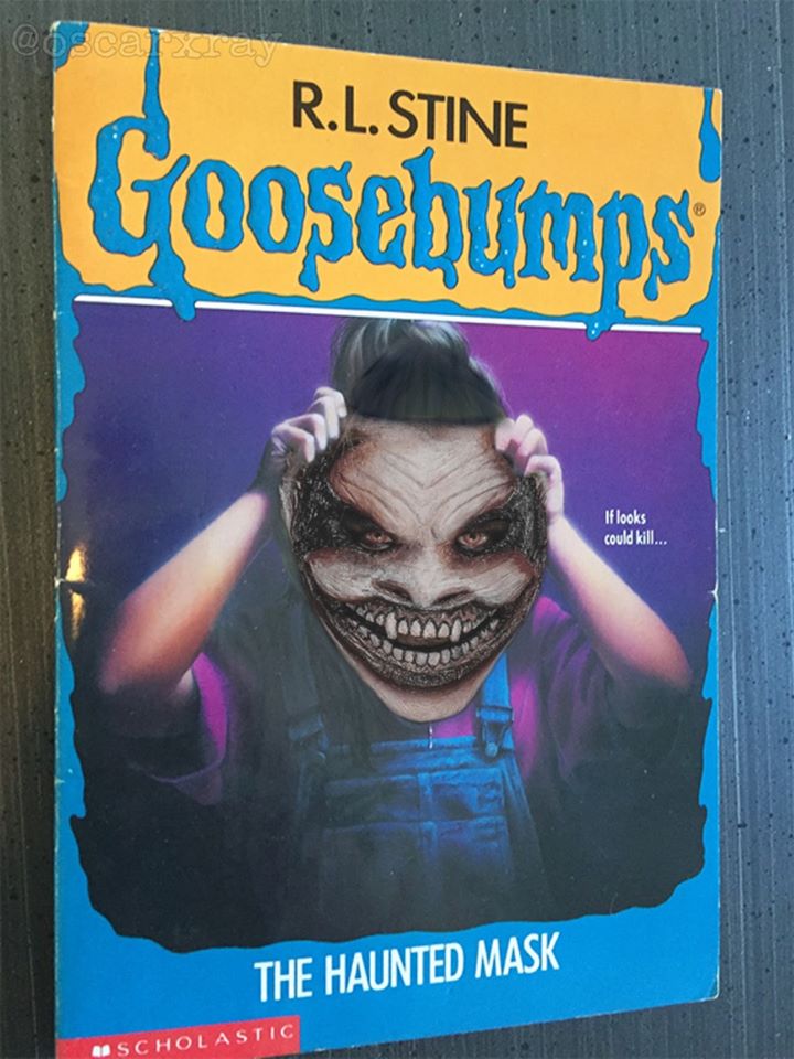 goosebumps books - Do carxray R.L. Stine poosebumps If looks could kill... The Haunted Mask Olastic