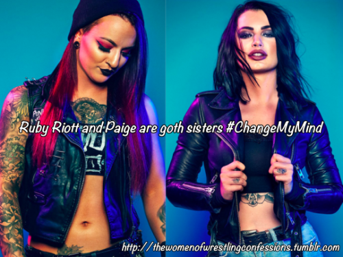 paige wwe evolution photoshoot - Ruby Riott and Paige are goth sisters My Mind