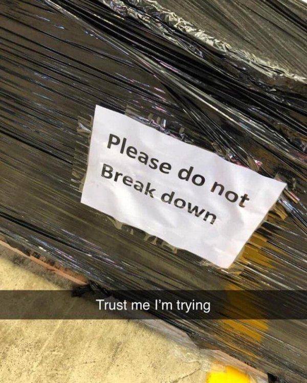 please do not break down meme - Please do not Break down Trust me I'm trying