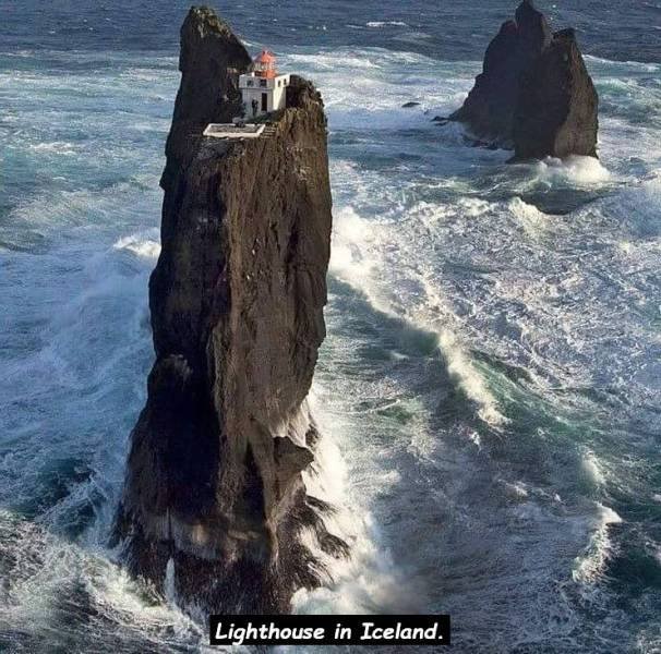 coast - Lighthouse in Iceland.