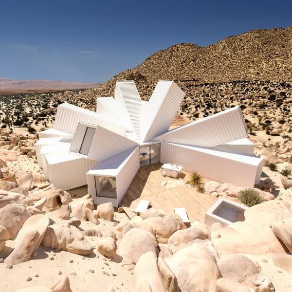 shipping container home joshua tree