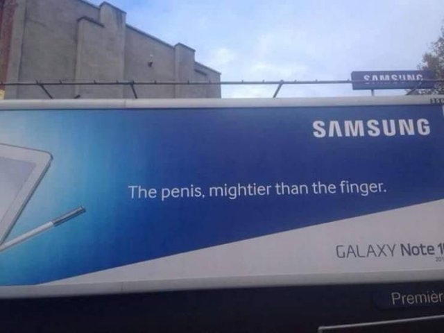 samsung penis mightier than the finger