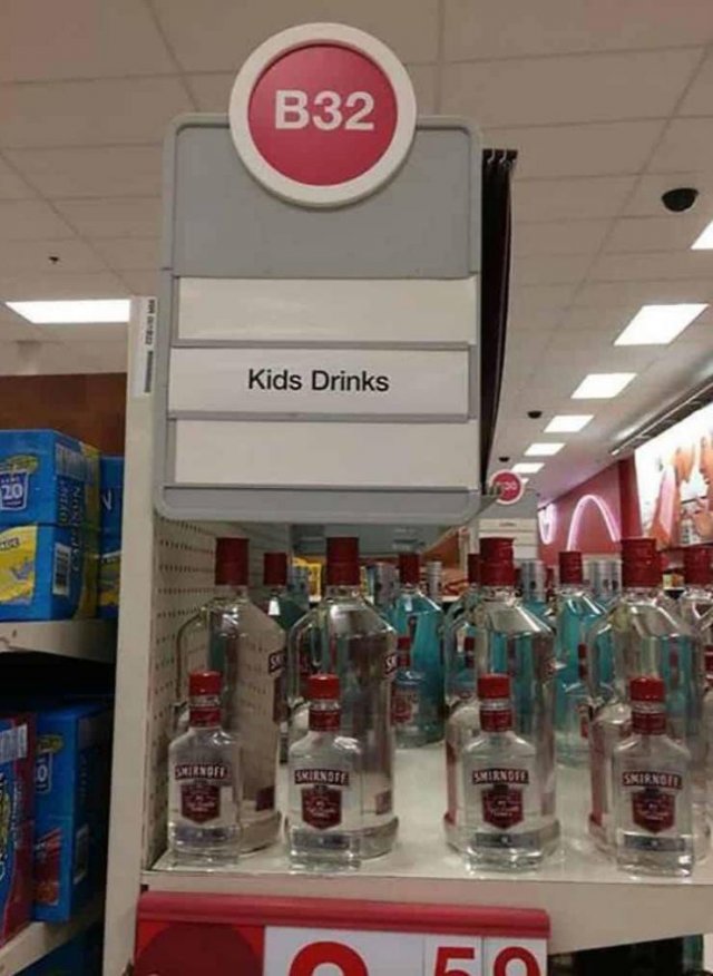 you had one job for kids - B32 Kids Drinks 20 Alian Srendre Skiendele Smirnoto Skiroid