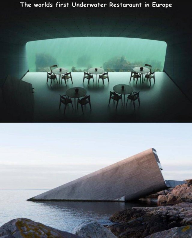 norway restaurant underwater - The worlds first Underwater Restaraunt in Europe
