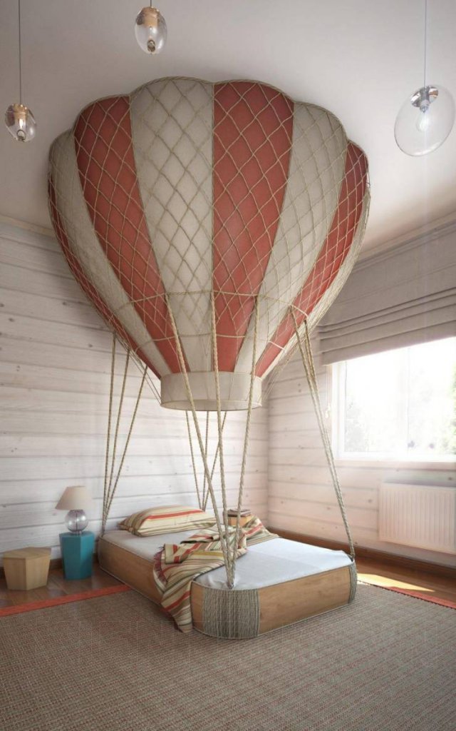 hot air balloon bed