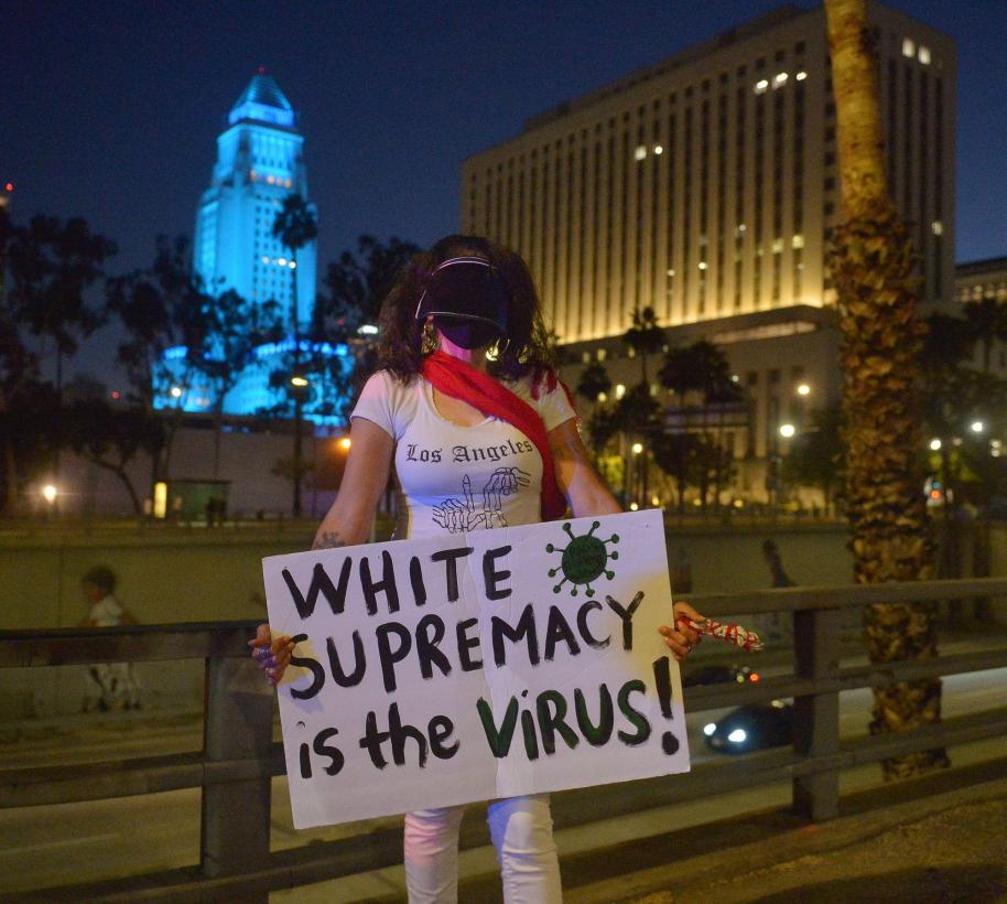 city - Los Angeles White & Supremacy is the Virus!