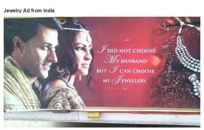 indian jewellery ad - Jewelry Ad from India Did Not Choose I Did My Husband I Can Choose But My Jewellery