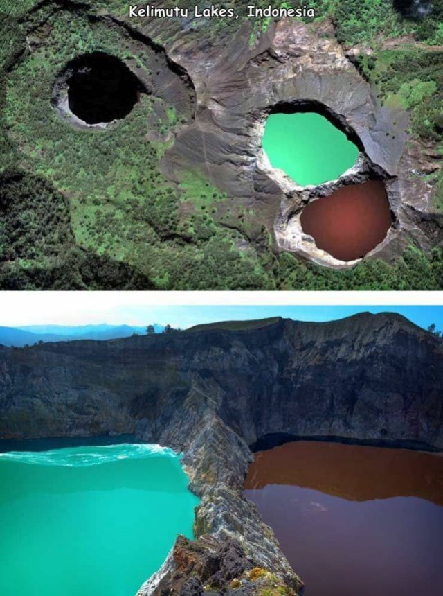 kelimutu volcano - Kelimutu Lakes, Indonesia