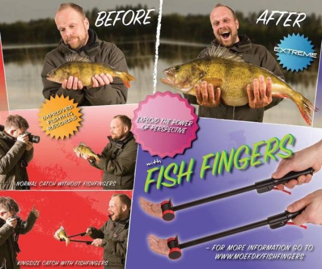 fishing fingers - Before After Extreme Proved Fishing Records Eolod The Power Of Perspective Normal Catch Without Fishfingers Fish Fingers For More Information Go To Kingsize Catch With Fishfingers