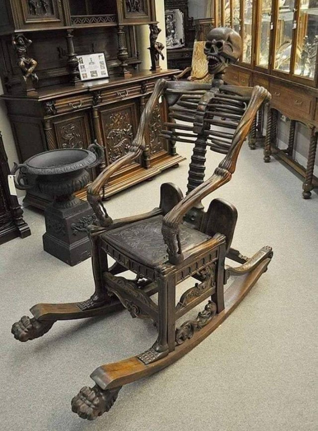 skeleton rocking chair - 2 Le