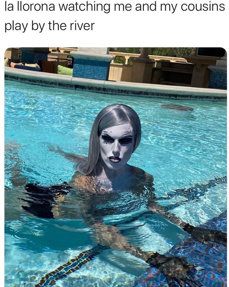 jeffree star cremated pool - la llorona watching me and my cousins play by the river