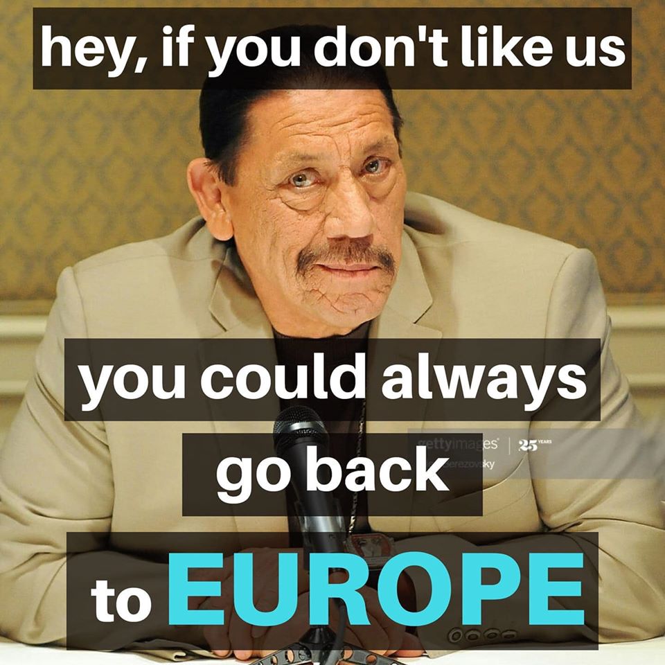 photo caption - hey, if you don't us Years rettyima es 25 Zrezky you could always go back to Europe