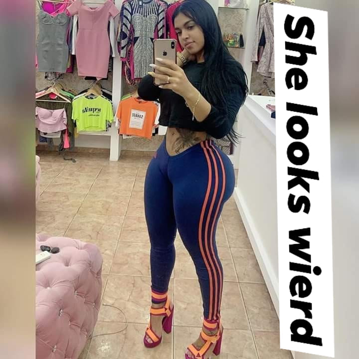 leggings latina curvy - She looks wierd Ztatee Iren