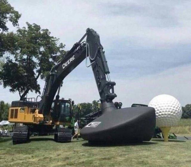 cursed golf - Deere