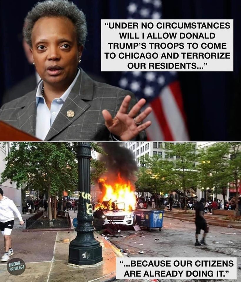 chicago riots wicker park - Under No Circumstances Will I Allow Donald Trump'S Troops To Come To Chicago And Terrorize Our Residents..." Liberal Privilege "...Because Our Citizens Are Already Doing It."