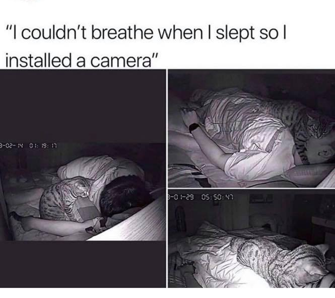 couldn t breathe when i slept so i - "I couldn't breathe when I slept sol installed a camera" 30219 10129 Os So47