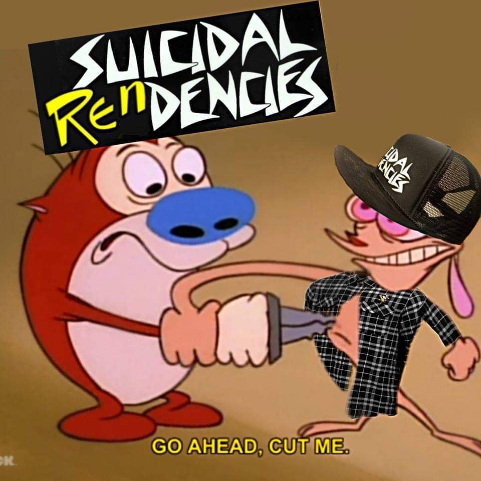 funny pic dump - cartoon - Suicidal Rendencie Ldal Rncies Go Ahead, Cut Me. Ek