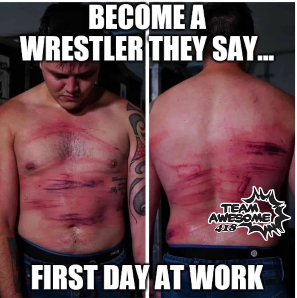 redone - Become A Wrestler They Say... Team Awesome 418 mo First Day At Work