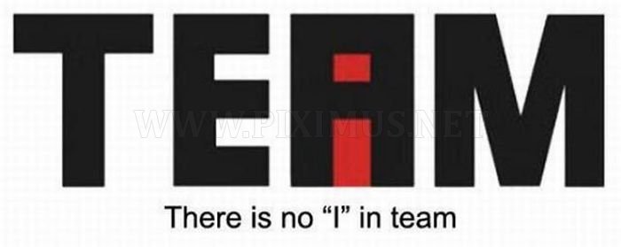 once you see this you can t unsee it logos - Team There is no "I" in team