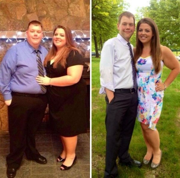 couple lose weight together