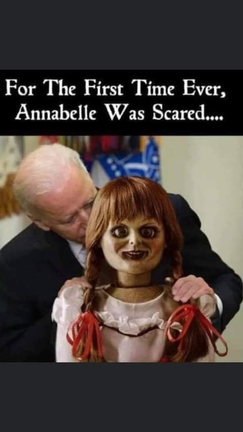 photo caption - For The First Time Ever, Annabelle Was Scared....