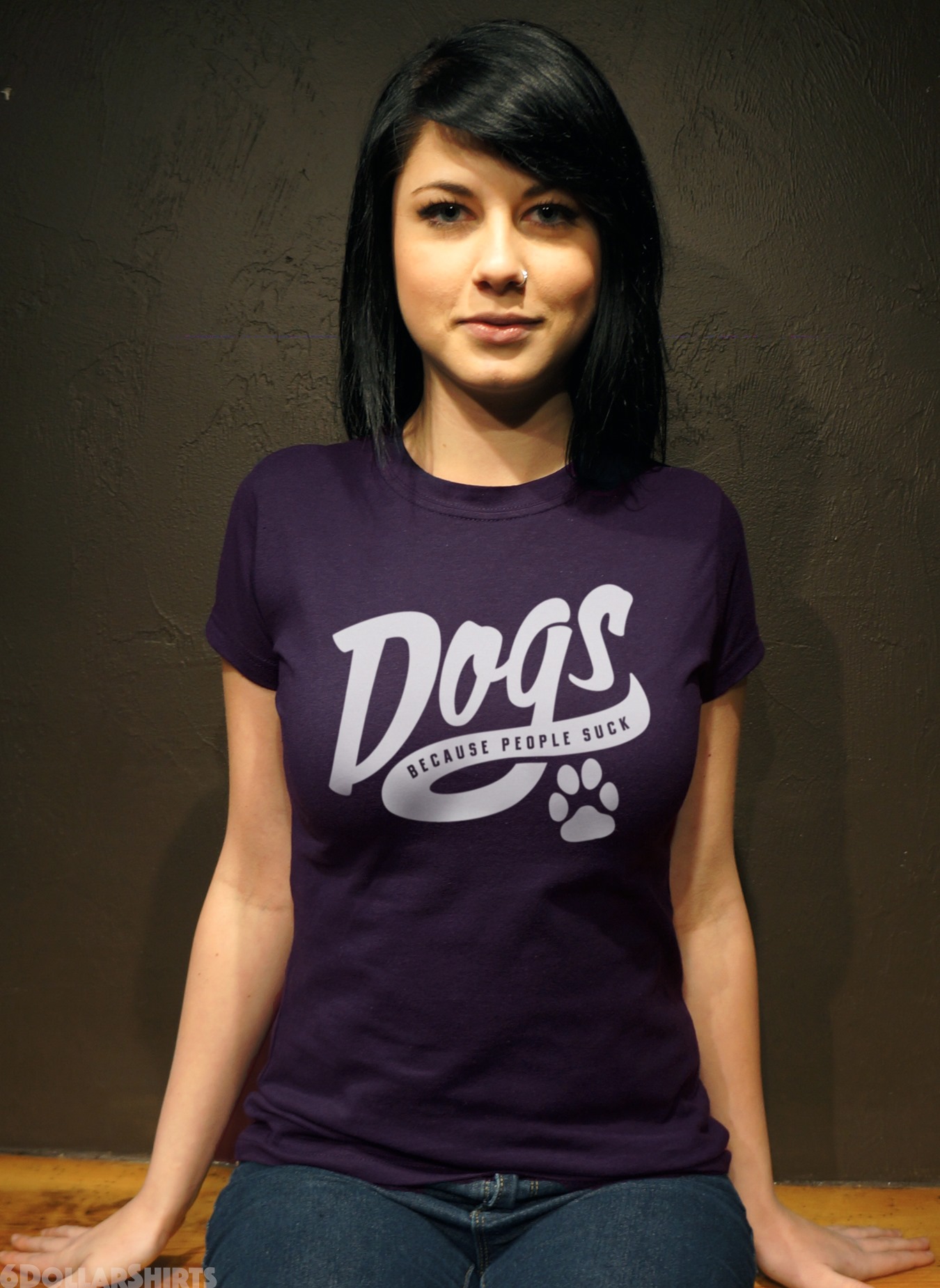 t shirt - Dogs Because People Suck Alshirts