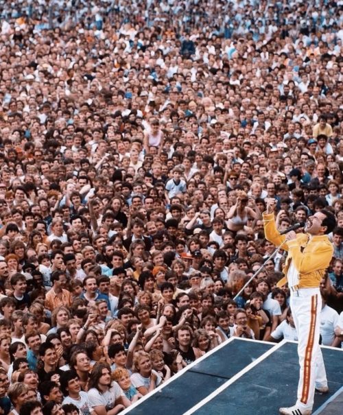 freddie mercury crowd