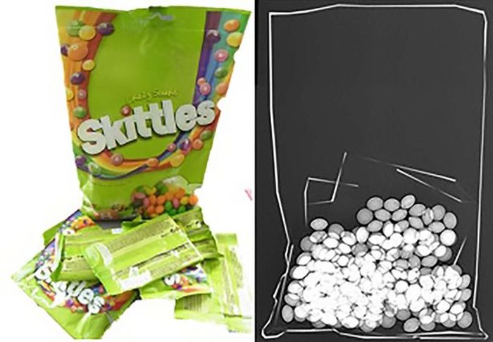 food x rays - Su Skittles cues