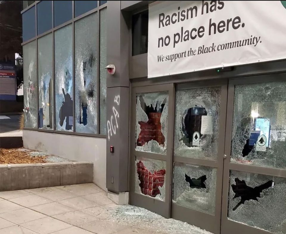 liberals get the bullet too - Racism har no place here. We support the Black community.