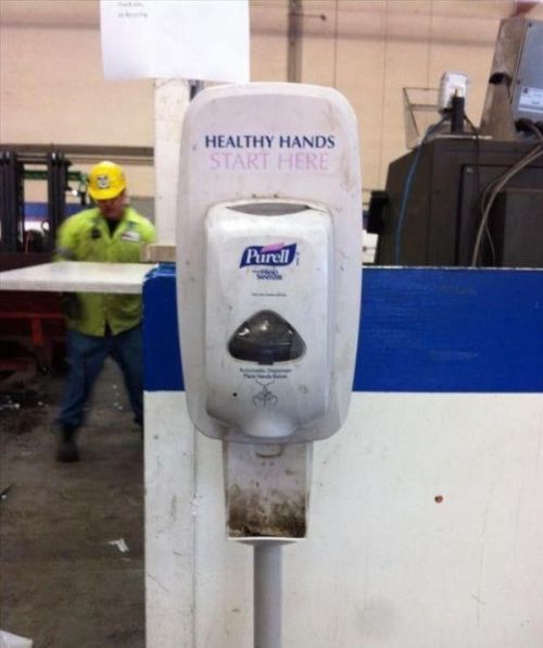 irony funny - Healthy Hands Start Here Pirell