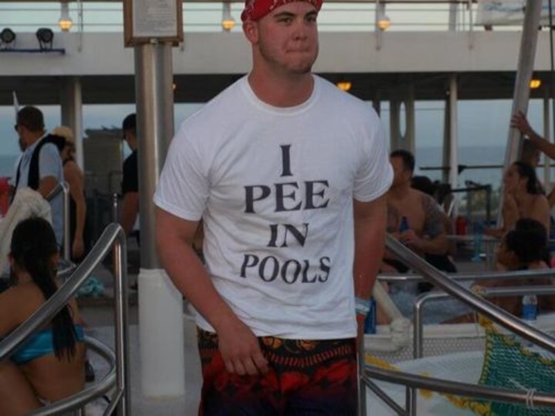 hilarious t shirts embarrassing to them funny - I Pee In Pools
