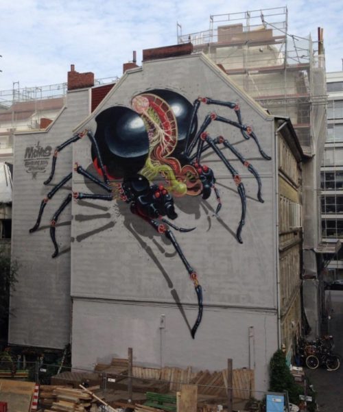 spider street art