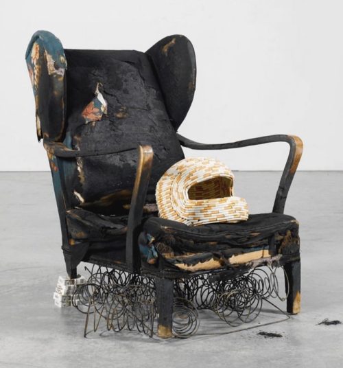 burnt chair