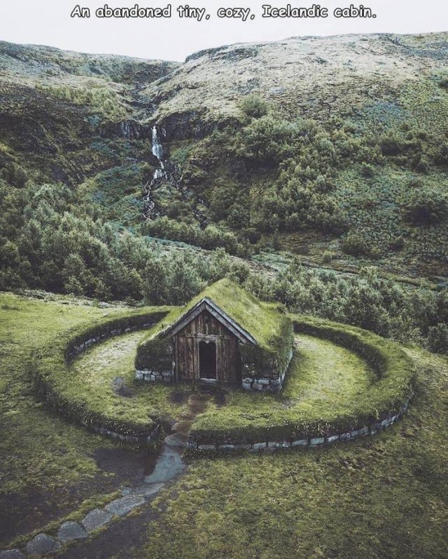 abandoned places in iceland - An abandoned tiny. cozy. Icelandic cabin.