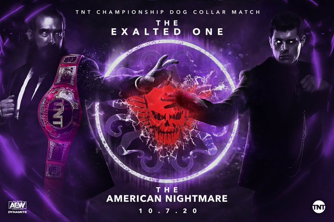 AEW Dynamite - Campos Tnt Championship Dog Collar Match The Xalted One Exa Int Aew The American Nightmare 10.7.20 Int Dynamite