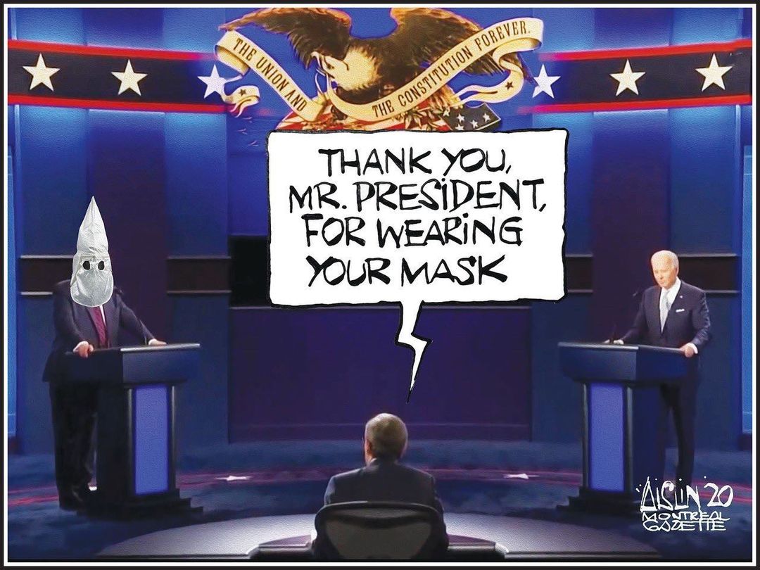 presidential debate - The Union And The Constitution Forevet Thank You, Mr. President, For Wearing Your Mask Aisin 20 Montre