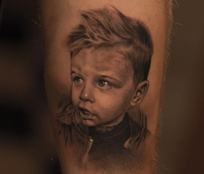 niki norberg tattoo portrait