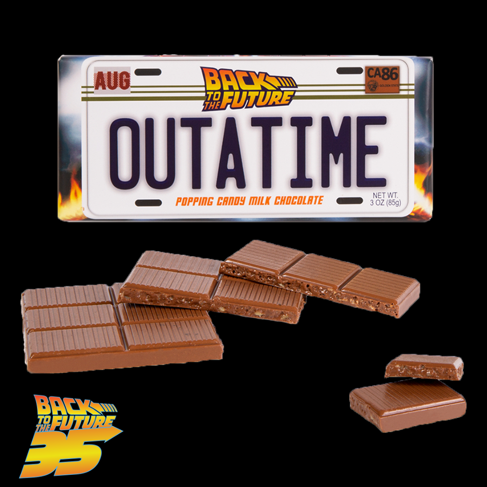 back to the future - Laug CA86 Back Tafuture Outatime Popping Candy Milk Chocolate Netwt Joz 85g Back