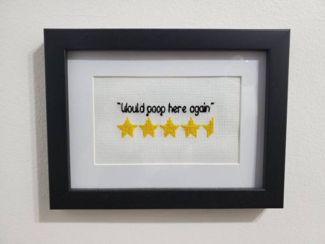 picture frame - Would poop here again