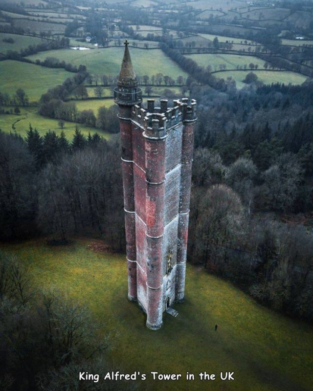 king alfreds tower - King Alfred's Tower in the Uk