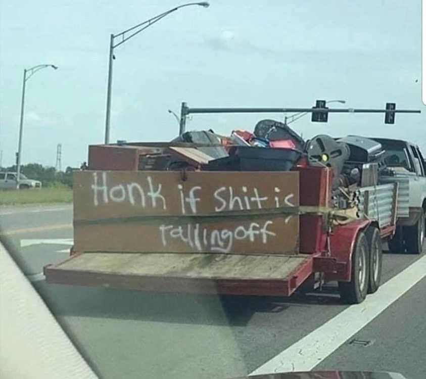 honk if falls off - Honk if shitic Talling off