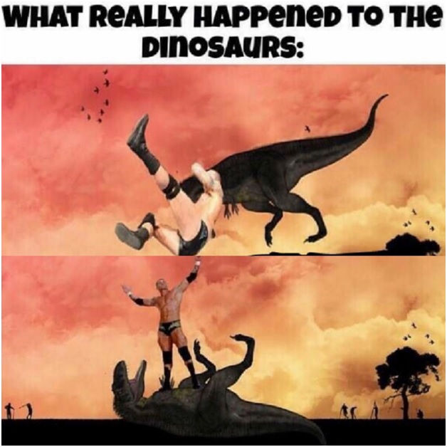 rko meme - What Really HAPPeneD To The Dinosaurs