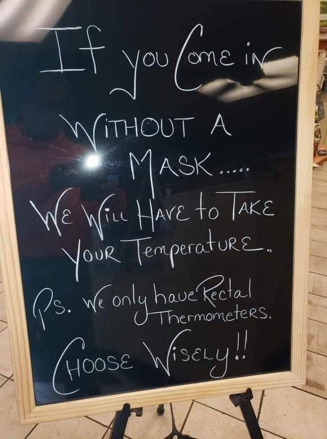 Spyke's Bar & Grill - If you love in Without A Mask.... We Were Hare to Take Your Temperature. Ps. We only have Rectal Hoose Wisely!!