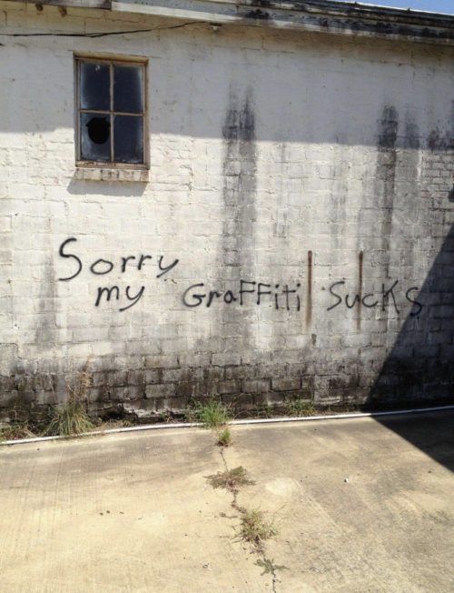 wall - Sorry my Graffiti Sucks