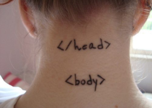 head body tattoo -