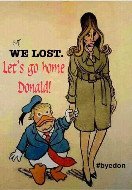 love - ave We Lost. Let's go home Donald!