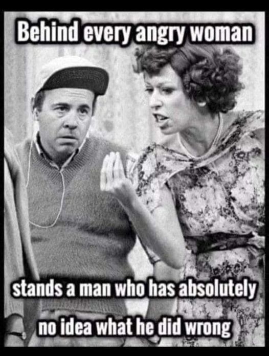 tim conway carol burnett - Behind every angry woman stands a man who has absolutely Rest no idea what he did wrong